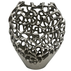 Elegant Aluminum Flower Vase Modern Decorative Home Accessory for Living Room Hotel Restaurant Hospitality Spaces At Good Prices - Product Image 4