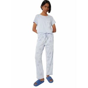 Women’s Casual Printed Cotton Pajama Set Round Neck Half Sleeve Top with <b>Pyjama</b> Bottom Sleepwear - Product Image 1