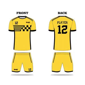 Derniers maillots de football en sublimation, uniformes de football pour hommes, ensembles de maillots de football - Product Image 1