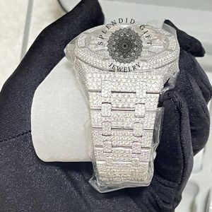 Reloj de Cuarzo Analógico para Hombre con Pedrería, Caja de Cristal de Zafiro, Cronógrafo de Lujo, Movimiento ETA Antiguo de 28 mm, un Regalo Espléndido - Product Image 4