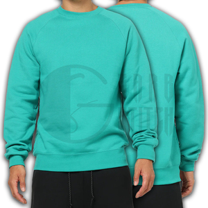 Sweat-shirt à col rond pour homme, mélange de coton, pull décontracté uni, haut en molleton à manches longues, streetwear, confortable à porter - Product Image 6