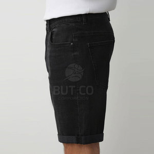 Shorts en jean sur mesure pour hommes, nouvelle conception, shorts en jean en coton pour hommes - Product Image 4