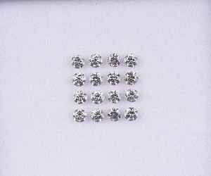 2.50 MM, Diamante natural suelto, Diamante sal y pimienta, Diamante de talla brillante redonda, Diamante Melee de fantasía para la elaboración de joyas - Product Image 1