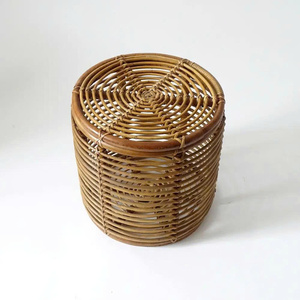 Attractive Handcrafted <b>Bamboo</b> Storage <b>Basket</b> Eco-Friendly Vintage Tabletop Installation <b>Laundry</b> Hamper Organizer Home Hotel - Product Image 5