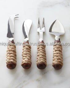 Silver Hammered Handle Cutlery Set Stainless Steel Spoon Fork <b>Knife</b> Tableware Wholesale Custom Fine Dining Kitchen Decors Items - Product Image 5