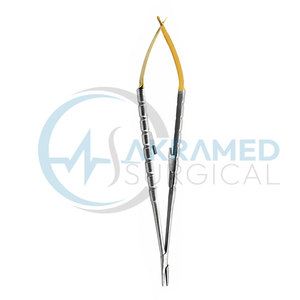Kit de forceps porte-aiguilles micro-surgicaux de haute qualité, ciseaux à tissus, chirurgie orale, acier inoxydable, certifié CE - Product Image 5
