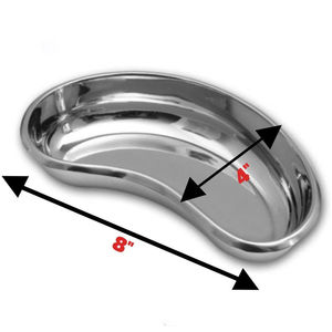 Bandeja renal de alta calidad 8"/4" con forma de riñón, tamaño personalizado, hueca, para uso médico-quirúrgico, precio al por mayor, OEM - Product Image 3