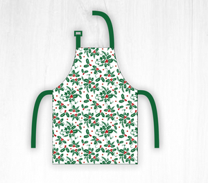 Sai Impex Modern Printed <b>Apron</b> Red Gray Christmas Trees Pattern 100% Cotton Anti- Washable for Kitchen Hotel Restaurant Use - Product Image 4