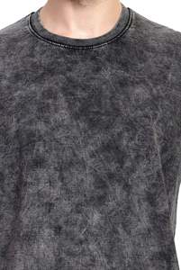 Camiseta Vintage Estampada 100% Algodón para Hombre, Personalizada en la Parte Delantera, Negra, Corte Holgado, Manga Corta, Lisa, con Estampado, Estilo Hip Hop, Alta Calidad - Product Image 5