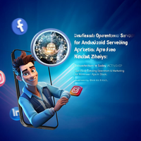 Services professionnels de développement de logiciels d'entreprise pour systèmes d'exploitation Android et marketing avec applications en stock