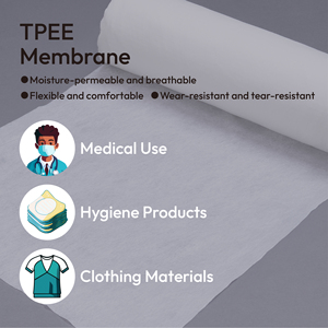 ผ้ายืดหยุ่น TPEE Meltblown สำหรับการสนับสนุนสิ่งทอและการใช้เสื้อผ้าอุตสาหกรรม - Product Image 2
