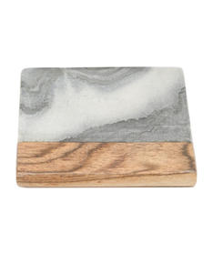 Posavasos de mármol blanco de alta calidad Diseño cuadrado personalizado para bodas y bebidas para uso de alfombrilla o almohadilla Disponible al por mayor - Product Image 1