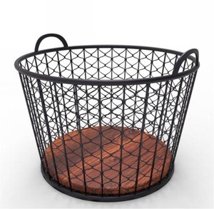 Étagère de rangement rectangulaire à 2 niveaux en fil métallique pour comptoir avec lattes verticales, vente en gros, directement de l'usine, OEM ODM, en fil de fer robuste - Product Image 5