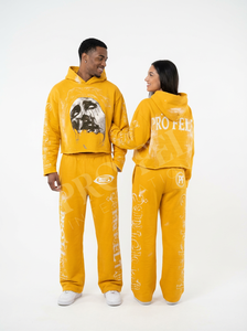 Conjuntos de Dos Piezas de Invierno con Diseño Personalizado, Sudadera con Capucha y Pantalones Deportivos, Ropa Urbana Informal y Elegante, Cómoda, Holgada, 100% Transpirable - Product Image 2