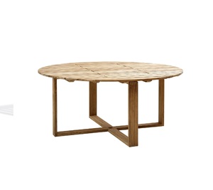 <b>Round</b> Wooden <b>Dining</b> <b>Table</b> With Modern Scandinavian Design Stable <b>Wood</b> Legs For Home Furniture - Product Image 1