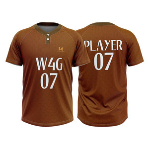 Uniformes de Béisbol Personalizables Unisex, 100% Poliéster, Transpirables, de Secado Rápido, Antibacterianos, Sublimados - Product Image 4
