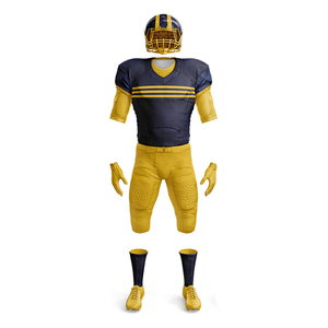 Ensemble d'uniformes de football américain personnalisés pour hommes, manches courtes, noir et vert, 100 % polyester, évacuation de l'humidité, coupe athlétique toutes saisons - Product Image 6