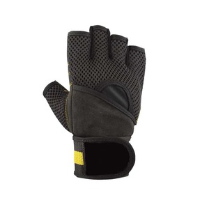 Half Finger Gym Gloves Mesh Palm Weight Lifting Unisex Breathable Non Slip Adjustable Wrist <b>Strap</b> Fitness Workout - Product Image 6