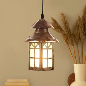 Exclusive Farmhouse Christmas <b>Candle</b> <b>Lantern</b> Gold Metal for Weddings and Home Decor Iron Material - Product Image 2