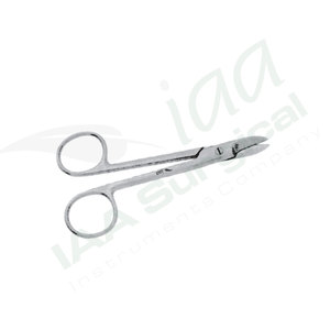 กรรไกรผ่าตัดสแตนเลส IAA SURGICAL INSTRUMENTS ขนาด 10.5 ซม. 4 นิ้ว อุปกรณ์ปฐมพยาบาลแบบใช้มือ คลาส 1 สำหรับปลูกถ่ายเส้นผม - Product Image 3