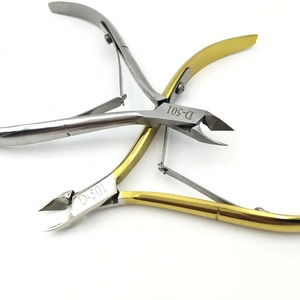 1pcs Stainless Steel <b>Cuticle</b> Nippers Nail Manicure <b>Scissors</b> Clippers Trimmer Skin Remover Pedicure Eagle Beak Pliers Wide Jaw - Product Image 5