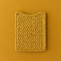 Porte-cartes et étui pour cartes en paille écologique fait main |   Portefeuille unisexe vegan fin, résistant à l'eau et de haute qualité