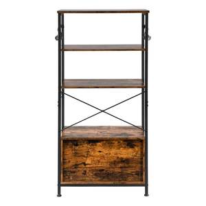 Estante de cocina de estilo industrial HODELY RT MDF de 5 capas con armarios de hierro forjado - Product Image 5