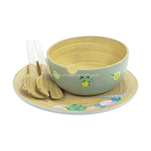 ชุดชามไม้ไผ่ม้วนได้ชามทรงรีสำหรับเก็บอาหารในครัวเป็นแรงบันดาลใจแรงบันดาลใจแรงบันดาลใจให้กับมหาสมุทร - Product Image 3