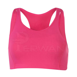 Soutien-gorge de sport pour femme, fabriqué au Pakistan, nouveau design, maintien élevé, bretelles croisées, spandex/polyester, meilleure qualité - Product Image 1
