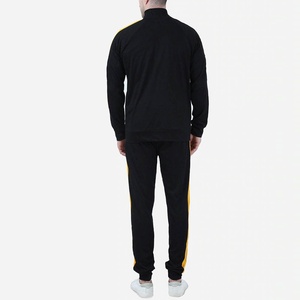 Top Brand High Quality Plus Size Polyester/Cotton 14 Zip Hooded Men's <b>Tracksuit</b> Set Custom Logo <b>Wholesale</b> <b>Vendor</b> Solid Sweatsuit - Product Image 3
