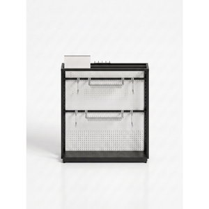 Estante de Exhibición Moderno con Recubrimiento en Polvo OEM - Estante de Supermercado F1 de 0.8mm, Personalizable, Independiente, de 4 Niveles - Product Image 3