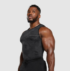 2024 Fabricante alto nuevo estilo Mejor material Logotipo profesional impreso Camiseta sin mangas de calidad fina para hombres Diseño personalizado y logotipo - Product Image 4