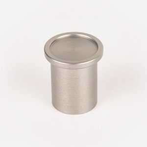 Bouton de meuble rond en aluminium moleté durable, finition argent brossé, antidérapant, pour cuisines modernes, armoires et tiroirs - Product Image 4