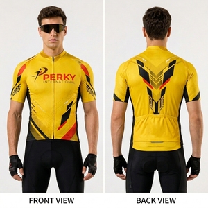 Maillot de cyclisme, vêtements de sport professionnels, maillot de cyclisme avec tissu en polyester qui évacue l'humidité pour les longues distances - Product Image 4