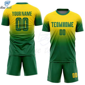 Uniformes de Fútbol Personalizados de Alta Calidad, Conjunto de Camiseta y Pantalones Cortos Sublimados, Conjunto de Camiseta de Fútbol OEM, Uniforme de Fútbol Personalizado para Equipos - Product Image 5
