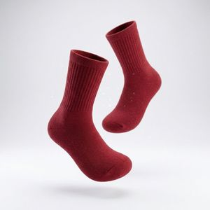 Custom Plain Crew <b>Socks</b> Comfortable Breathable Cotton Casual Daily Wear - Product Image 1
