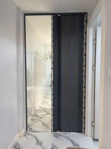 Puertas plegables modernas de aluminio con paneles sólidos de primera calidad, con soporte técnico y suministro MOQ. Soporte técnico en línea Vietnam. - Product Image 4