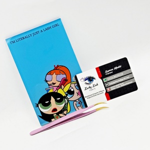 Private Logo New Style Power-Puff Girls <b>Tile</b> <b>Magnet</b> Eyelash Extension Acrylic Lash <b>Tiles</b> Glass Trays Sustainable Eyelashes Tools - Product Image 6