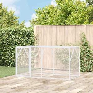 Jaula para Pájaros de Acero Galvanizado Antracita 208 X 102 X 108 cm Jaula para Mascotas - Product Image 1