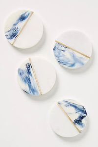 Handmade <b>Epoxy</b> <b>Resin</b> Coaster Set Luxury Home Decor Artistic <b>Resin</b> Drink Coasters Modern <b>Table</b> Accessories - Product Image 5