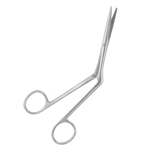 Tijeras Nasales Heyman de Acero Inoxidable 03-459-180, Juego de Instrumentos Quirúrgicos ORL Manuales para Corte Preciso de Tejido Nasal - Product Image 3