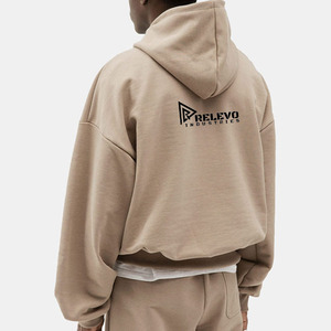 Sudadera con Capucha Extra Grande de 600GSM |   Sudadera con Capucha Corta de Felpa 100% Algodón, Personalizable con Logotipo, MOQ de 2 Piezas, Hecho en Pakistán - Product Image 2