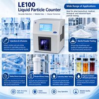 Compteur de particules liquides numérique PROVENEXE LE100 pour les tests de contamination par particules liquides