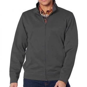 Chaqueta Safari Azul Marino para Hombre, Cierre Completo, Cuello Alto Informal, Corte Regular, para Otoño, Material de Poliéster Transpirable y Ecológico - Product Image 2