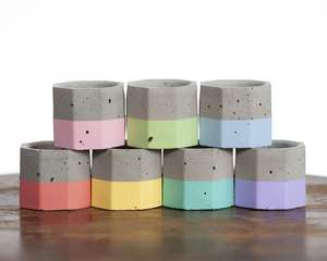 Portavelas de Concreto Hecho a Mano de Primera Calidad TCE para Decoración del Hogar, Centro de Mesa, Hotel, Restaurante, Regalo y Decoración de Interiores - Product Image 1