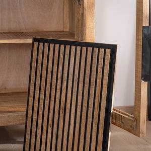 Vitrina de exhibición de madera de mango de 2 puertas Vandana Royal Frame con frente decorativo reversible - Product Image 6