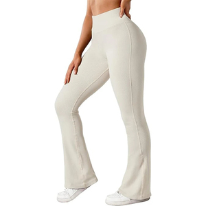 Premium <b>Women</b> Flare <b>Trousers</b> with Custom Logo High Waist Wide Leg Bell Bottom Design for Fashion Brands, Boutique Collections - Product Image 3