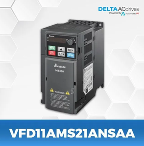 อินเวอร์เตอร์ Delta MS300 VFD11AMS21ANSAA แบบเฟสเดียว 230V 2.2KW ขนาดกะทัดรัด - Product Image 1