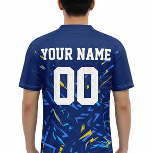 เสื้อฟุตบอลแขนสั้นไซส์ใหญ่ ระบายอากาศได้ดี ดีไซน์ปรับแต่งได้ ล็อตขั้นต่ำน้อย สำหรับทีมกีฬา ขายออนไลน์ รุ่นล่าสุด - Product Image 2