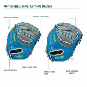Guantes de Béisbol de Cuero Personalizados con Bordado, para Jóvenes y Adultos, para Entrenamiento, Práctica, Club, Marca Privada, en Oferta - Product Image 2